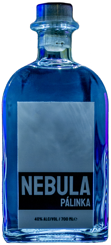 nebula pálinka bottle